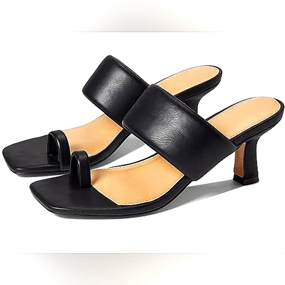 ABERCROMBIE & FITCH Toe Strap Mule Sandals